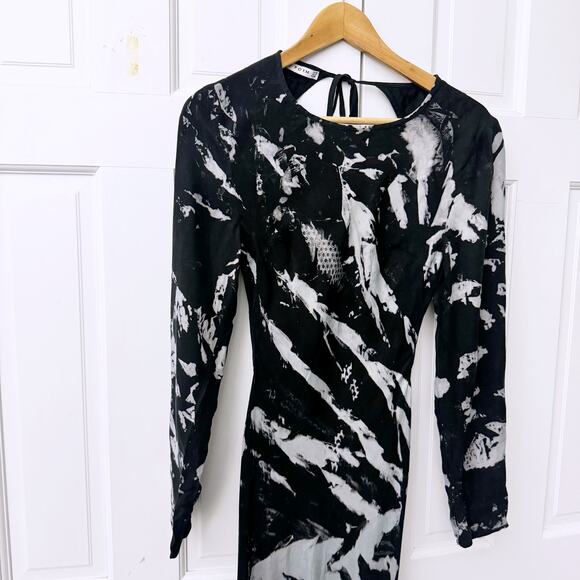 Third Form Twist Through Bias Tie Back Midi Dress - Picture 5 of 13